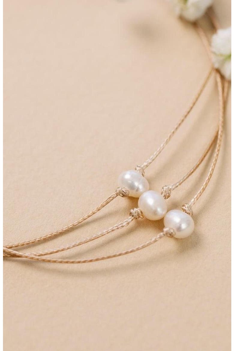 Thread of Grit Grace Gratitude bracelet, Alternate, color, Pearl