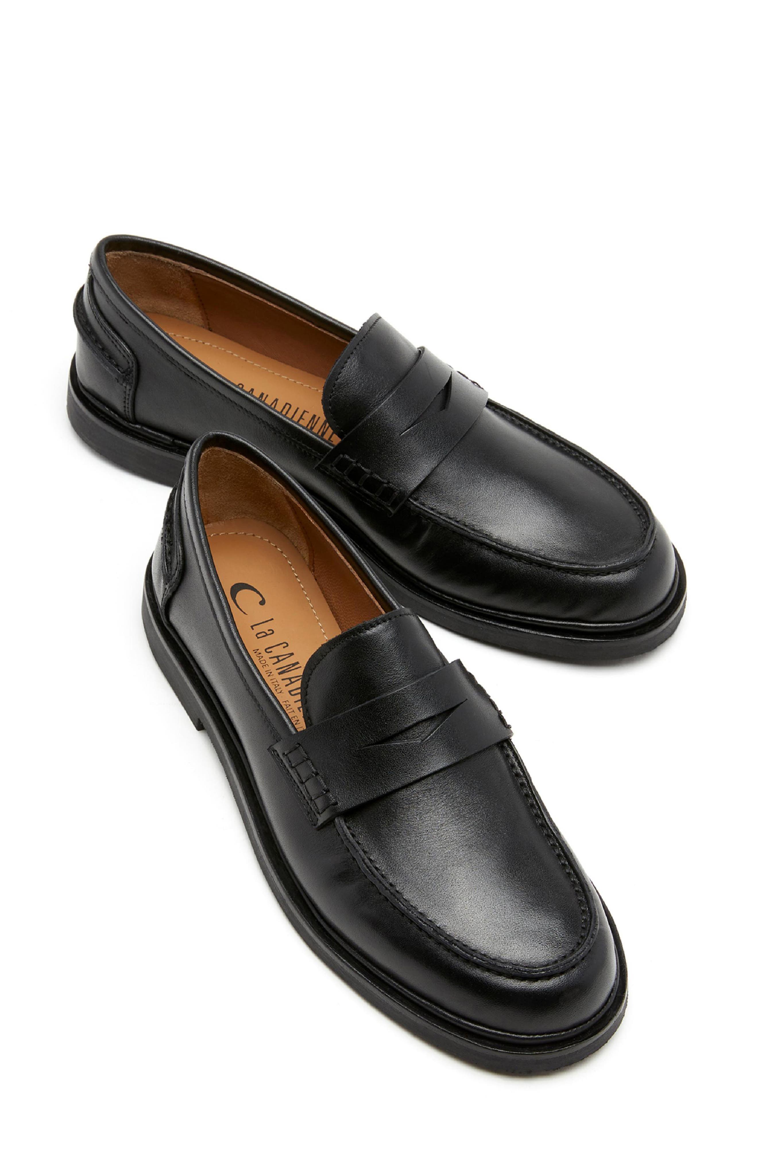 Magnet City Dry™ Waterproof Penny Loafer, Alternate, color, BLACK LEATHER