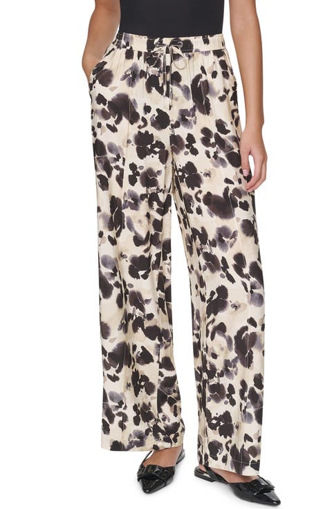 Pull On Wide Leg Ankle Pants