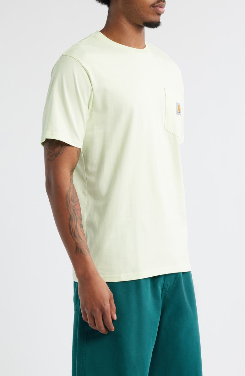 Carhartt Work In Progress Logo Pocket T-Shirt, Alternate, color, Air Green