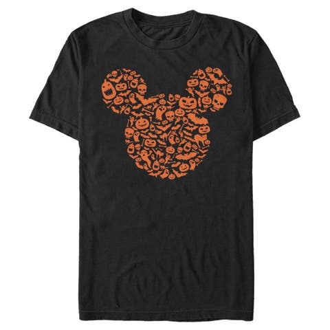 Men's Mickey & Friends Halloween Silhouette  Graphic T-Shirt