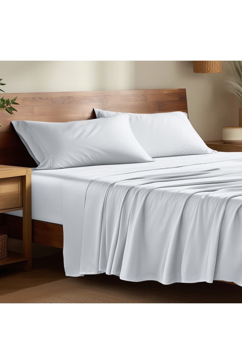 Cooling Rayon Sheet Set - Full XL, Alternate, color, White