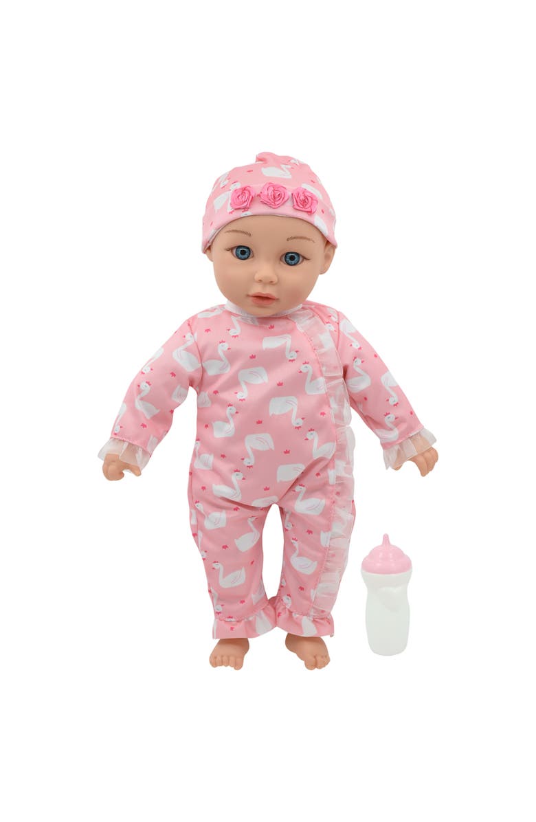 Little Darlings 14" Kiss N Tickles Baby Doll Pink, Main, color, Multicolored