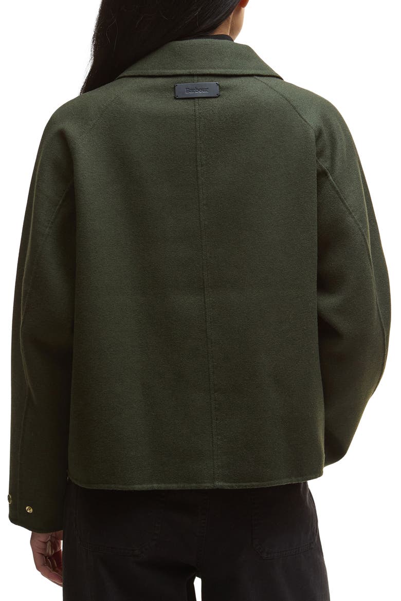 Leonie Wool Blend Overshirt, Alternate, color, OLIVE