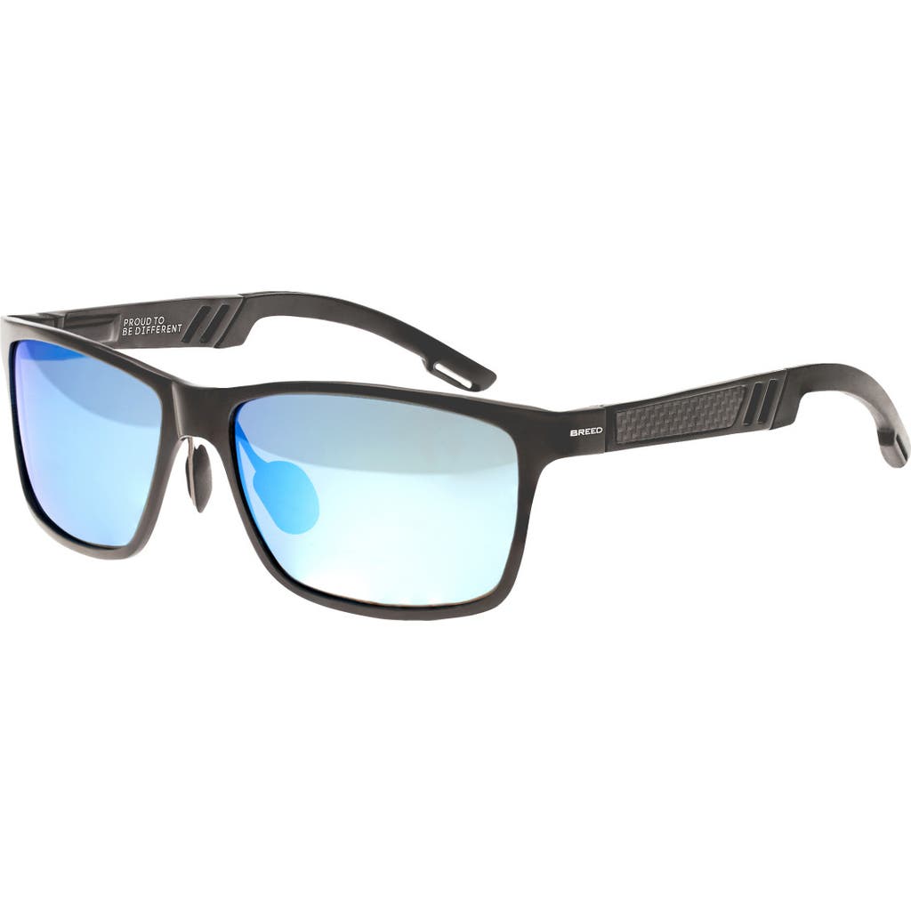 Breed Pyxis Titanium Polarized Sunglasses In Gunmetal/blue