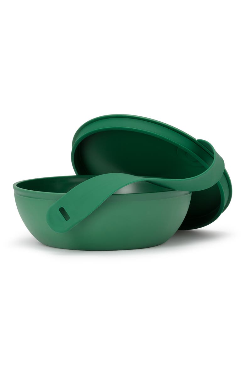 Porter Reusable Portable Lidded Bowl, Main, color, GREEN
