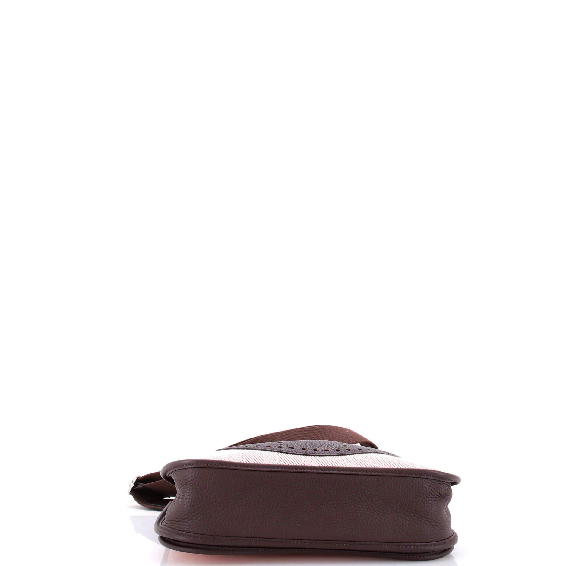 Evelyne Bag Gen III Toile and Leather PM, Alternate, color, Red