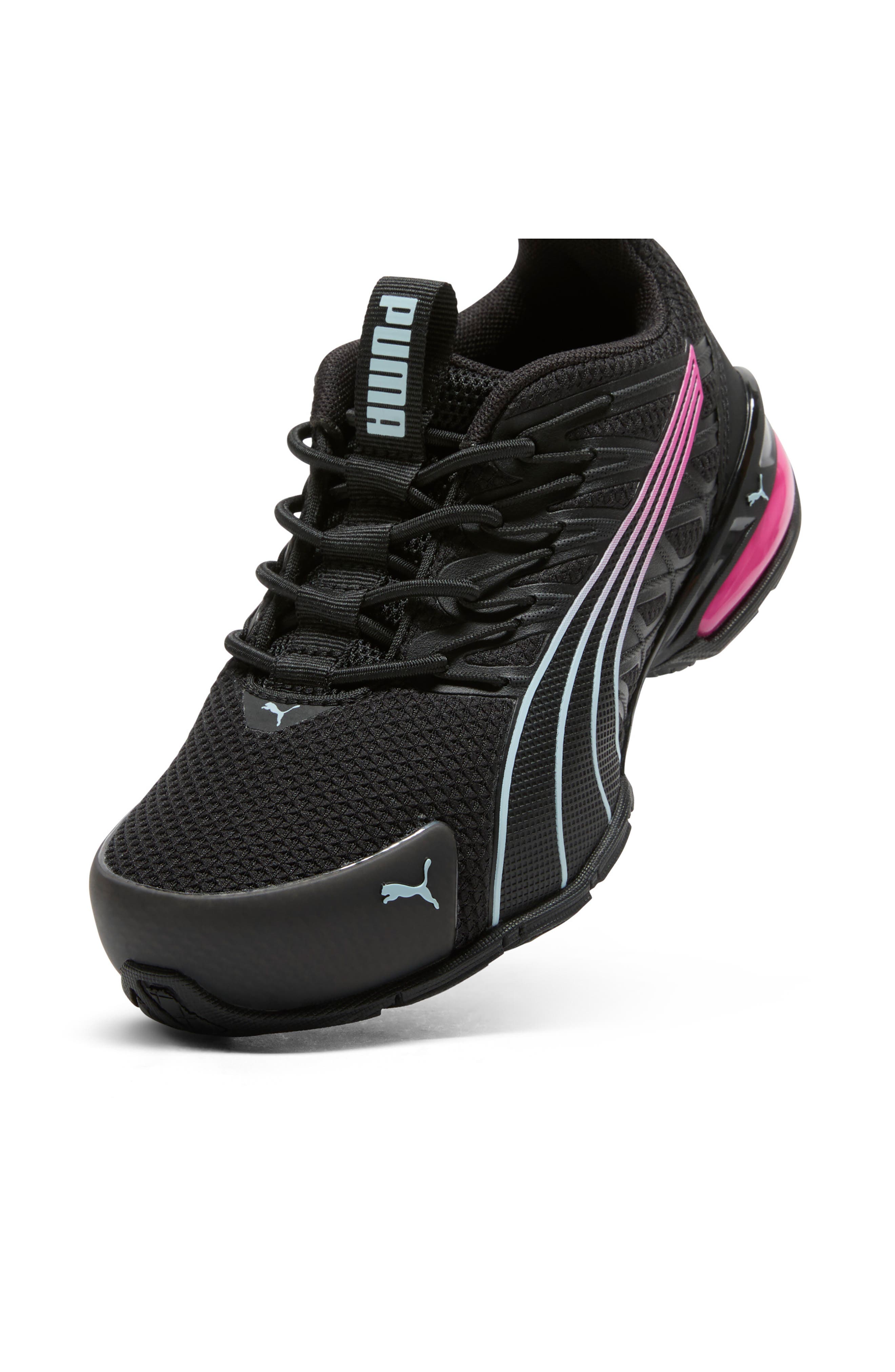 Kids' Voltaic Evo Sneaker, Alternate, color, PUMA BLACK/ PUMA PINK