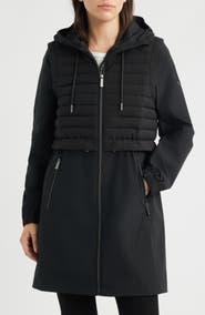 Michael Kors Quilt Core Hooded Coat