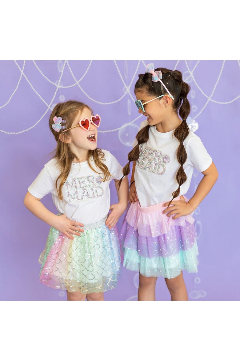 Mermaid Pearl Tutu, Alternate, color, Multi