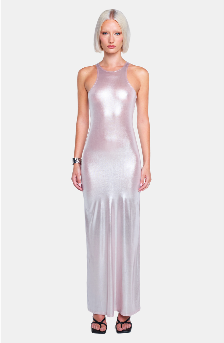 OW Collection Nina Maxi Dress, Alternate, color, Pink Shimmer
