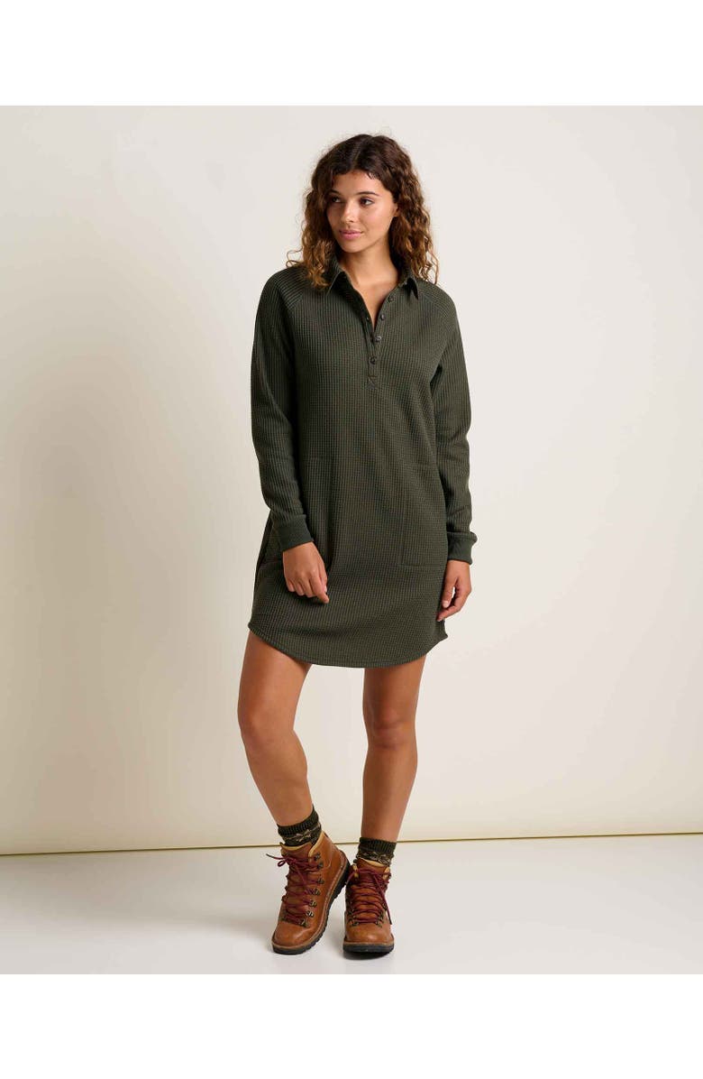 Toad & Co Bitterroot Long Sleeve Dress, Alternate, color, Olive