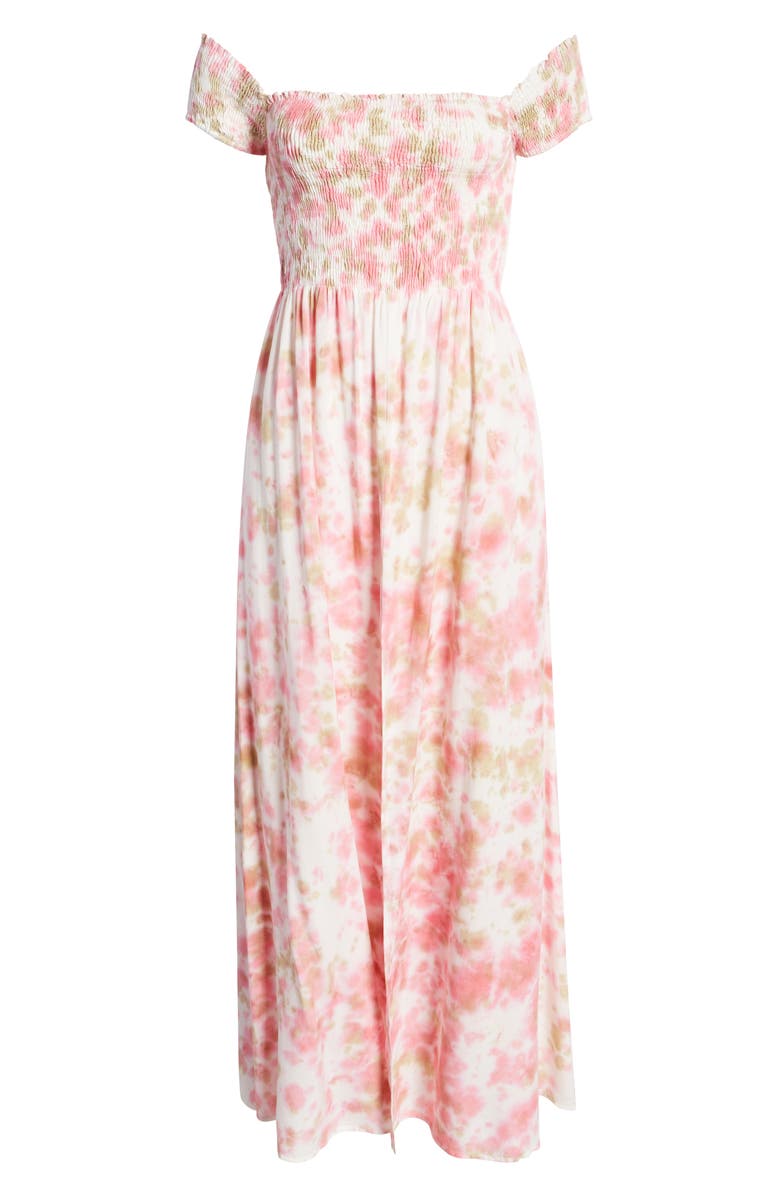 AREA STARS Leia Off the Shoulder Maxi Dress, Alternate, color,