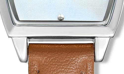 Ettika Timeless Texture Watch In Brown