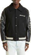 Golden Goose Golden Dreamers Wool & Leather Letterman's Jacket