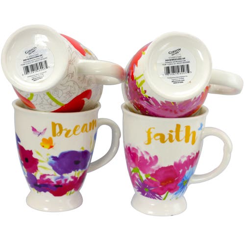 Gibson Home Bold Floral 17.4 Ounce Mug In Multi