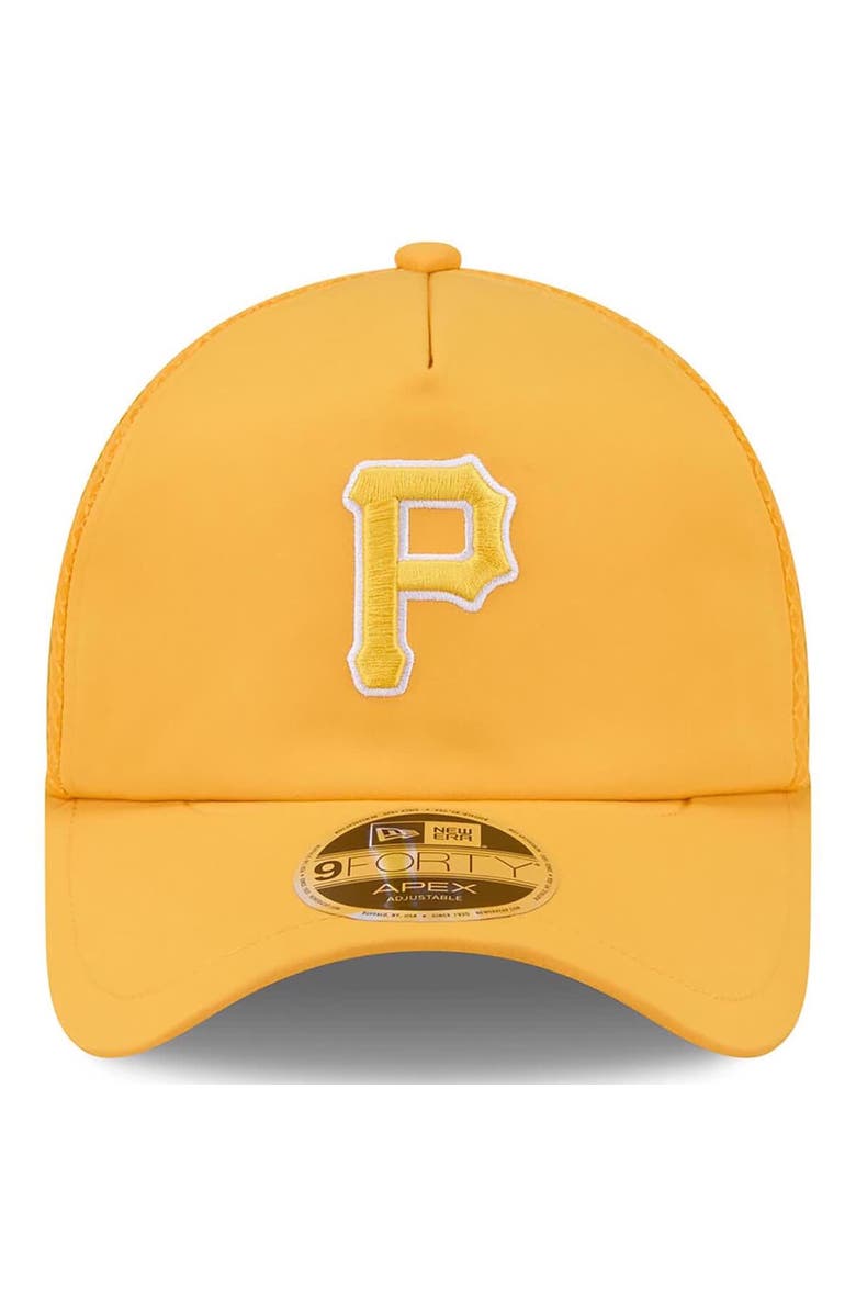 New Era Men's New Era Gold Pittsburgh Pirates 2026 Batting Practice Apex 9FORTY Adjustable Trucker Hat, Alternate, color, Gold