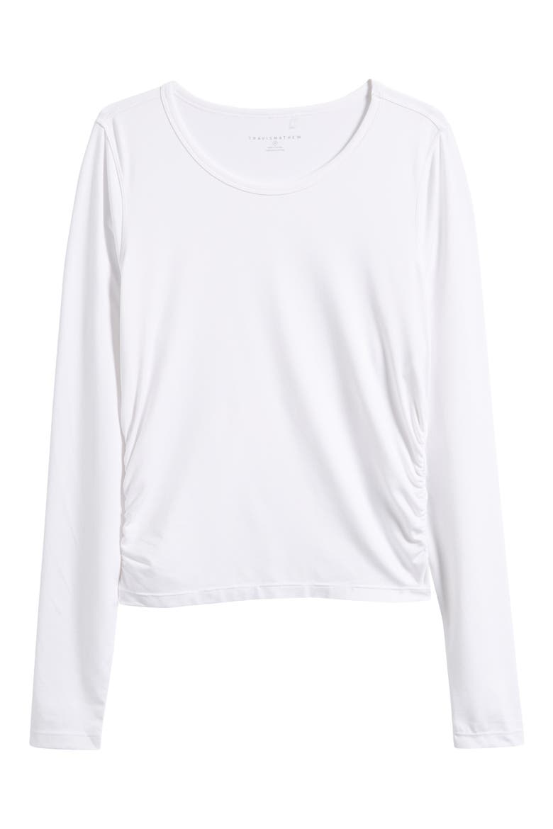 Celestia Long Sleeve Performance T-Shirt, Alternate, color, HEATHER VANILLA ICE