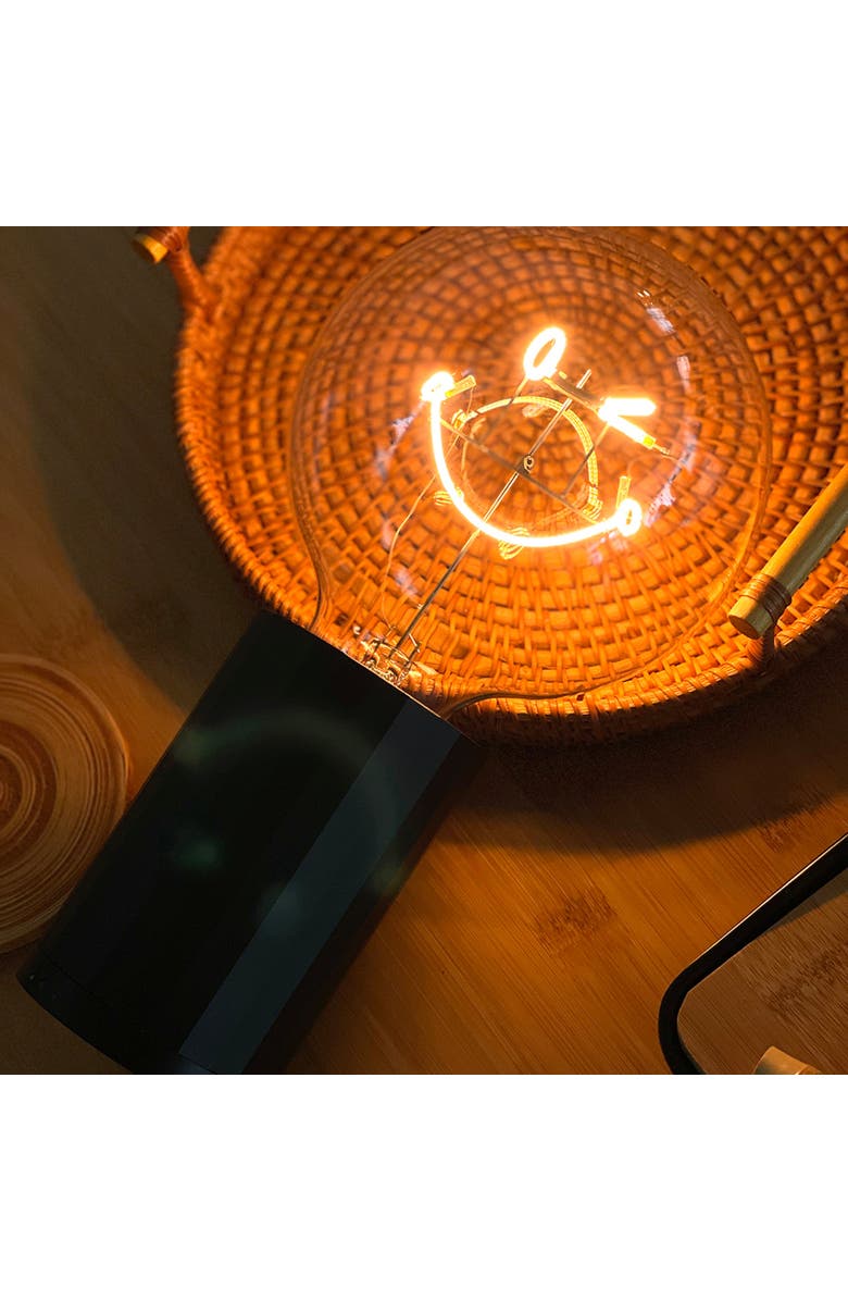 MITB Smiley World Kidness Portable Table Lamp, Alternate, color, Gold