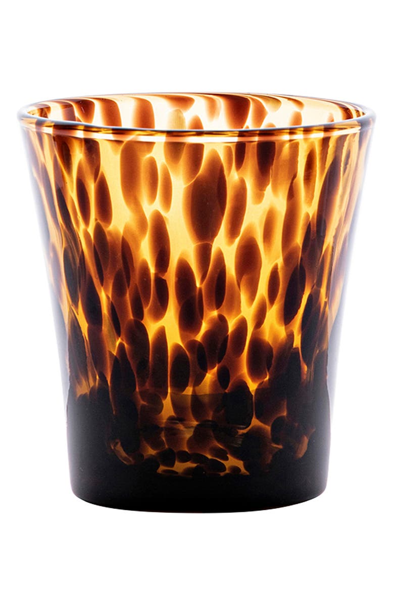 Juliska Puro Small Glass Tumbler, Main, color, Espresso