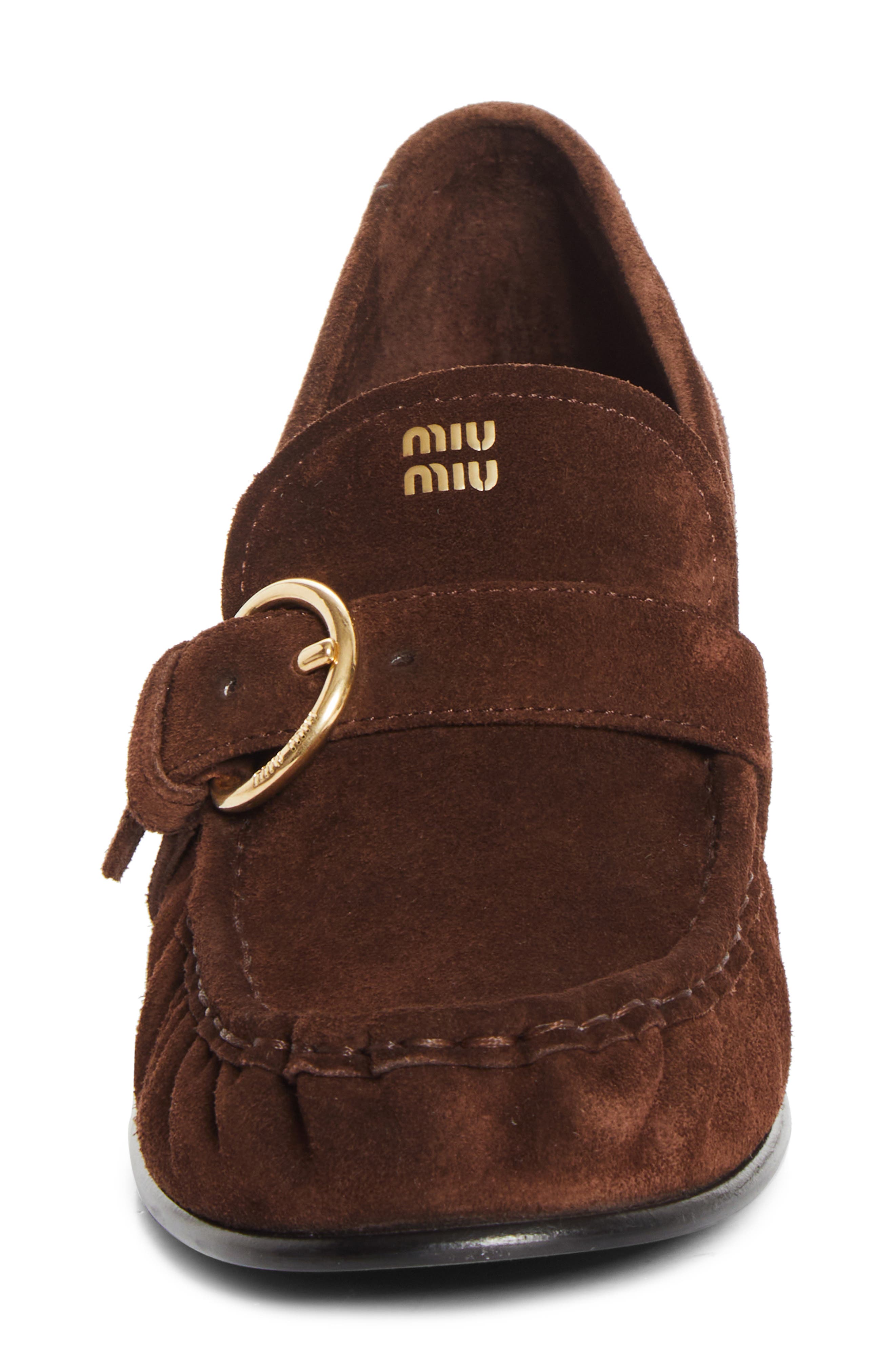 Buckled Soft Moc Loafer, Alternate, color, MORO