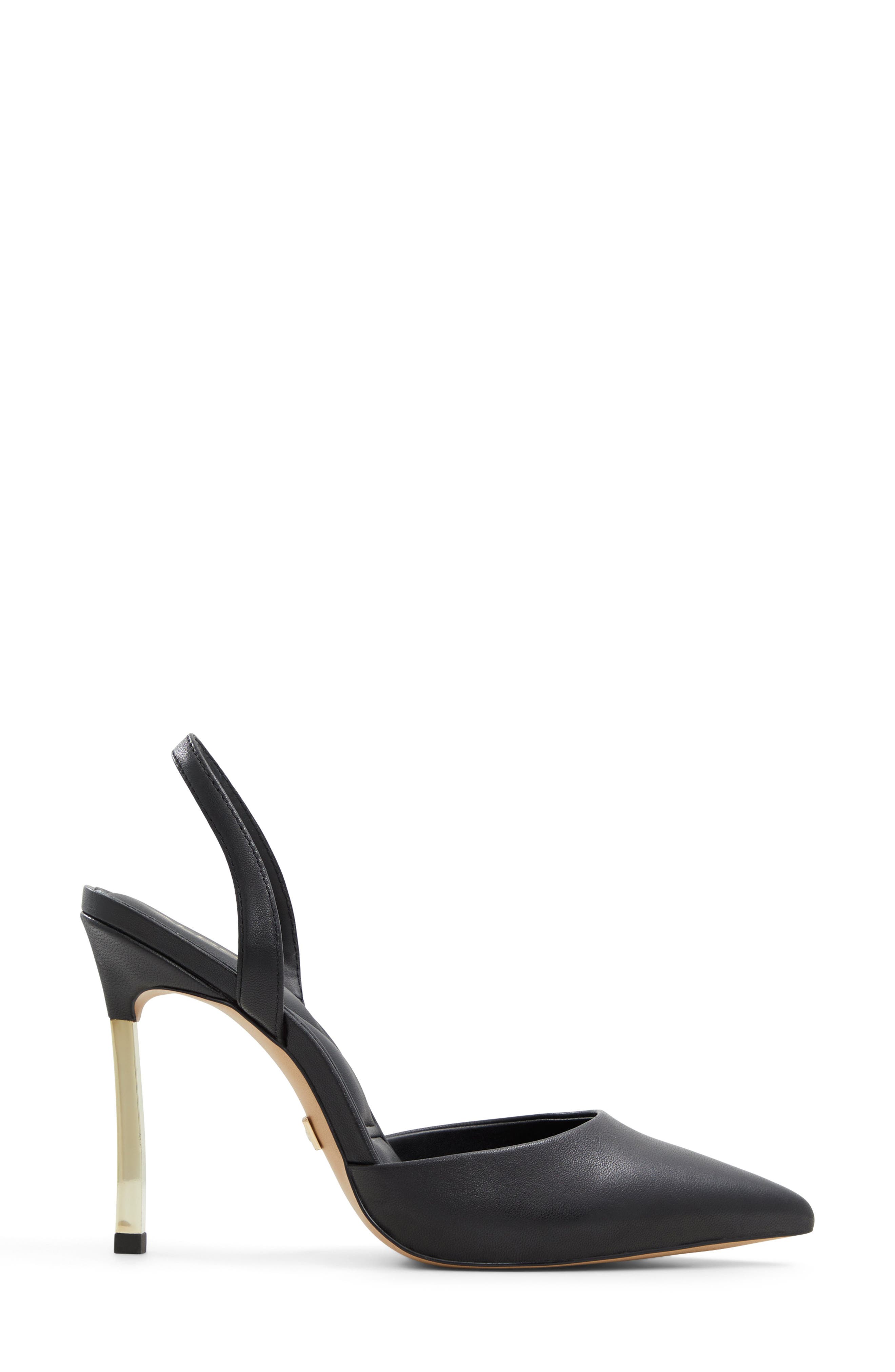 ALDO Shimmy Pointed Toe Slingback Pump, Alternate, color, 