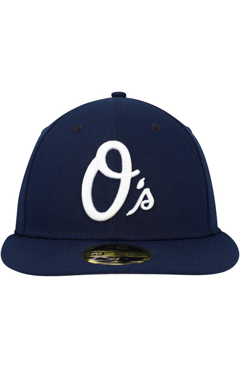 New Era Men's New Era Navy Baltimore Orioles Oceanside Low Profile 59FIFTY Fitted Hat, Alternate, color,