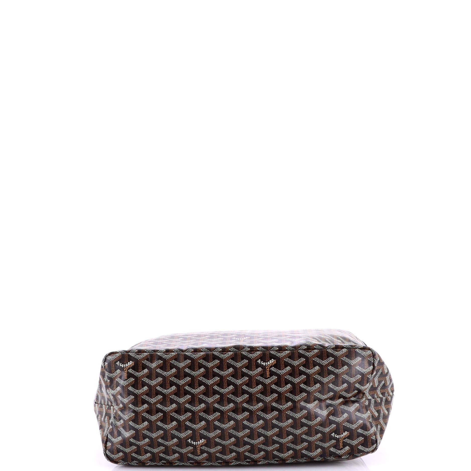 Pre-Owned Goyard Saint Louis Tote Coated Canvas PM, Alternate, color, Black