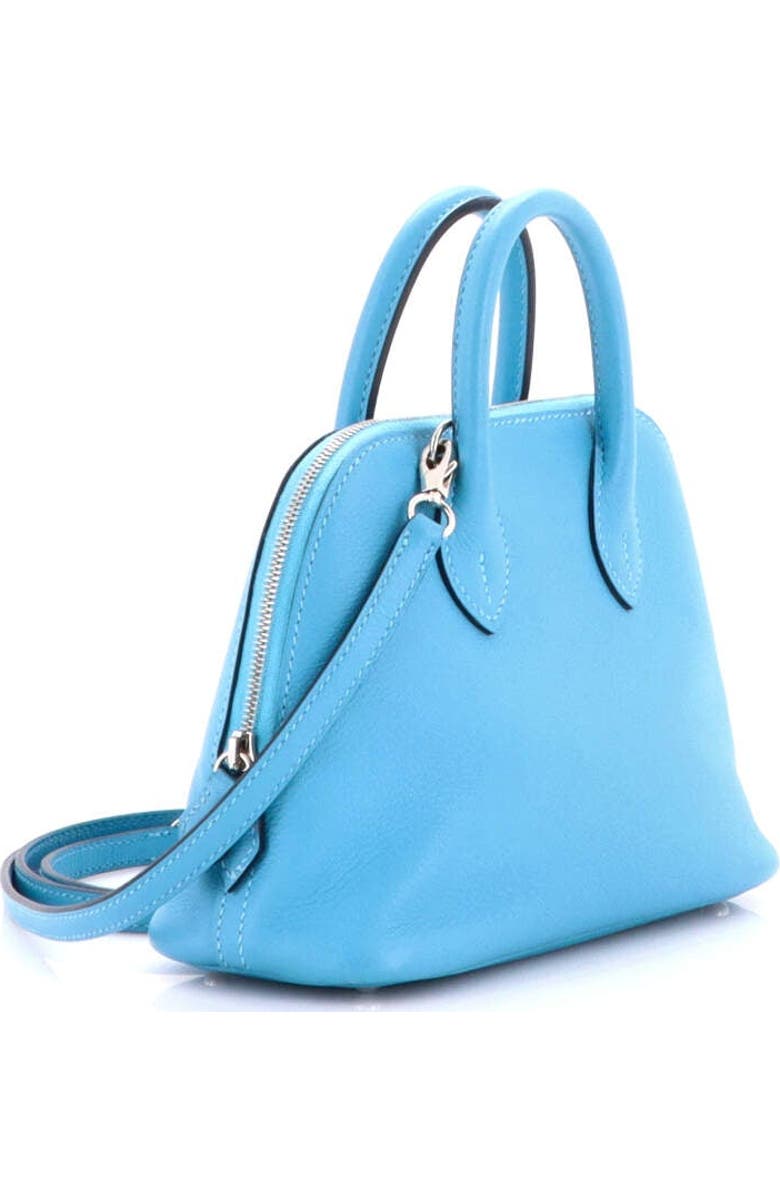 Pre-Owned Hermes Bolide 1923 Bag Evercolor Mini, Alternate, color, Bleu Du Nord