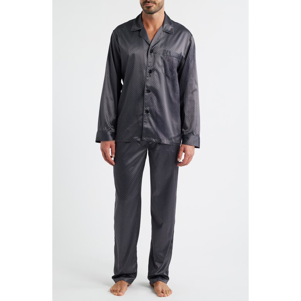 Majestic International Dreams Of Satin Pajamas In Black