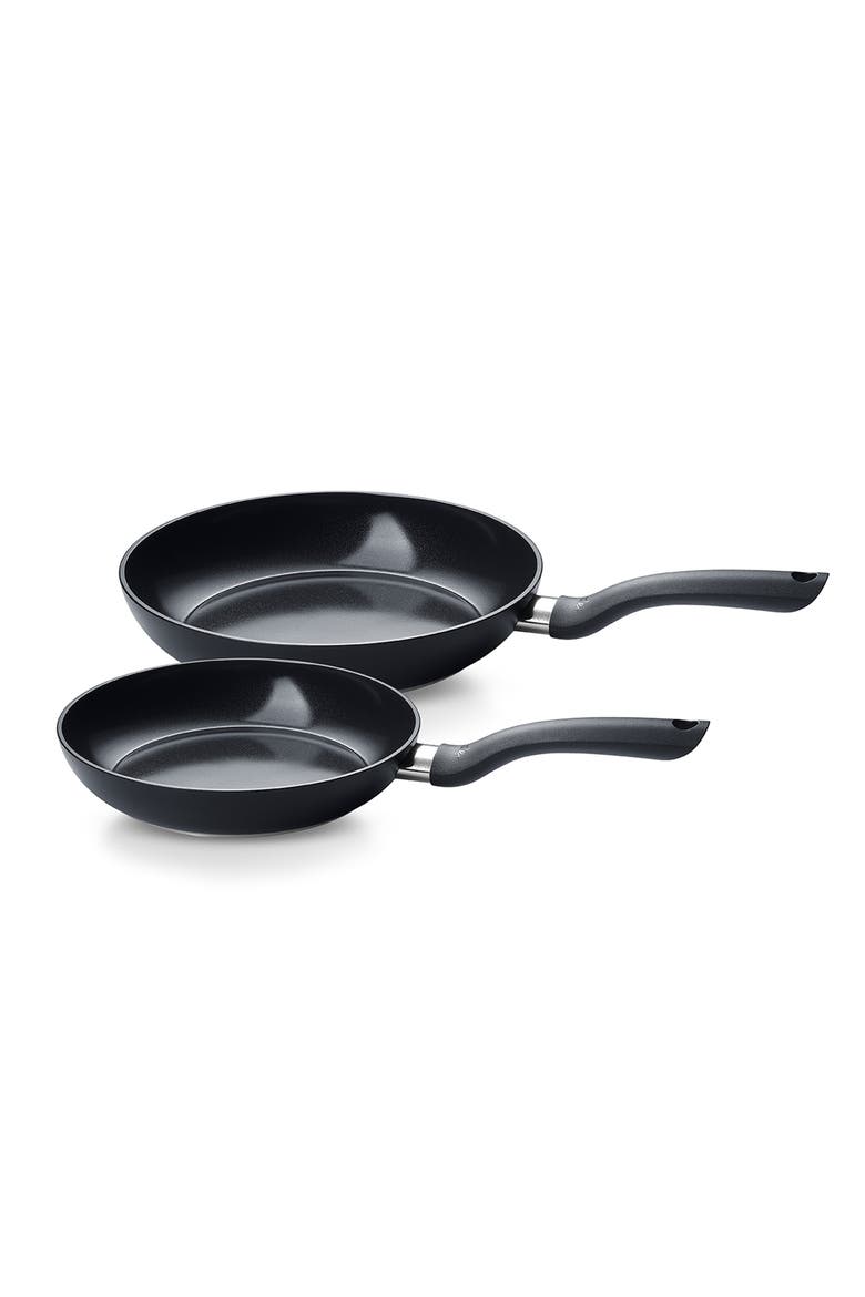 Essential Ceramic Frying Pan Set 9.5" +  11", Main, color, Black