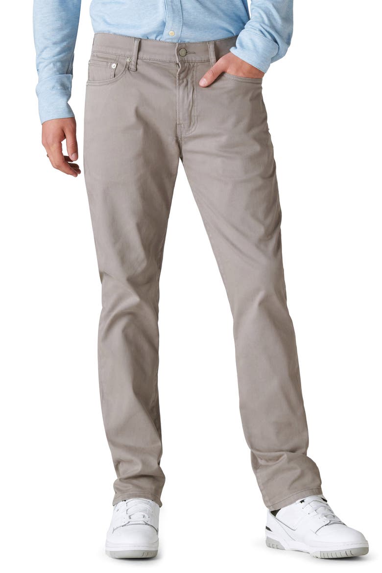 410 Athletic Stretch Cotton Five Pocket Pants, Main, color, BRUSHED NICKEL