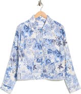 Tommy Bahama Botanical Breeze Linen Crop Shirt Jacket