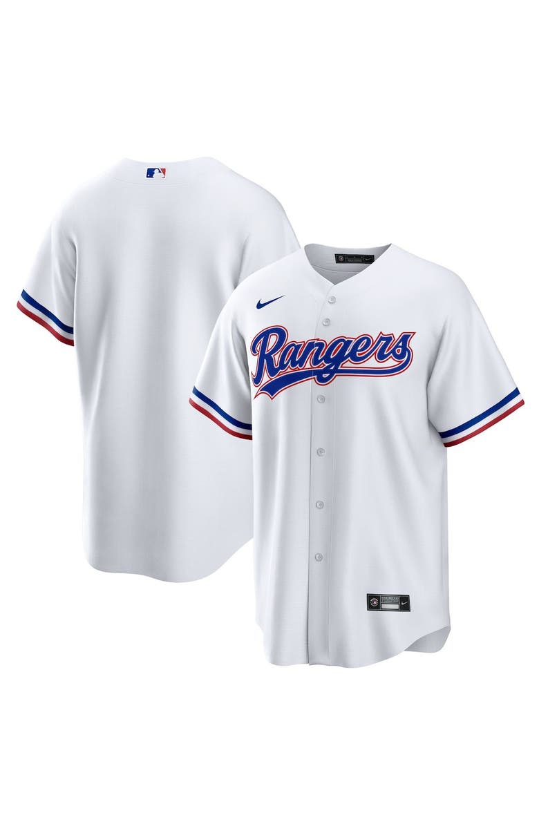 Nike Men's Nike White Texas Rangers Home Replica Team Jersey, Alternate, color,
