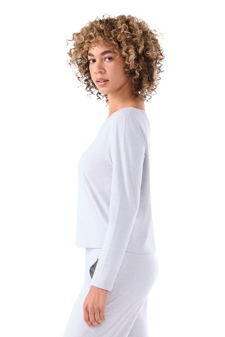 Brushed Tec Knit Long Sleeve, Alternate, color, ASH