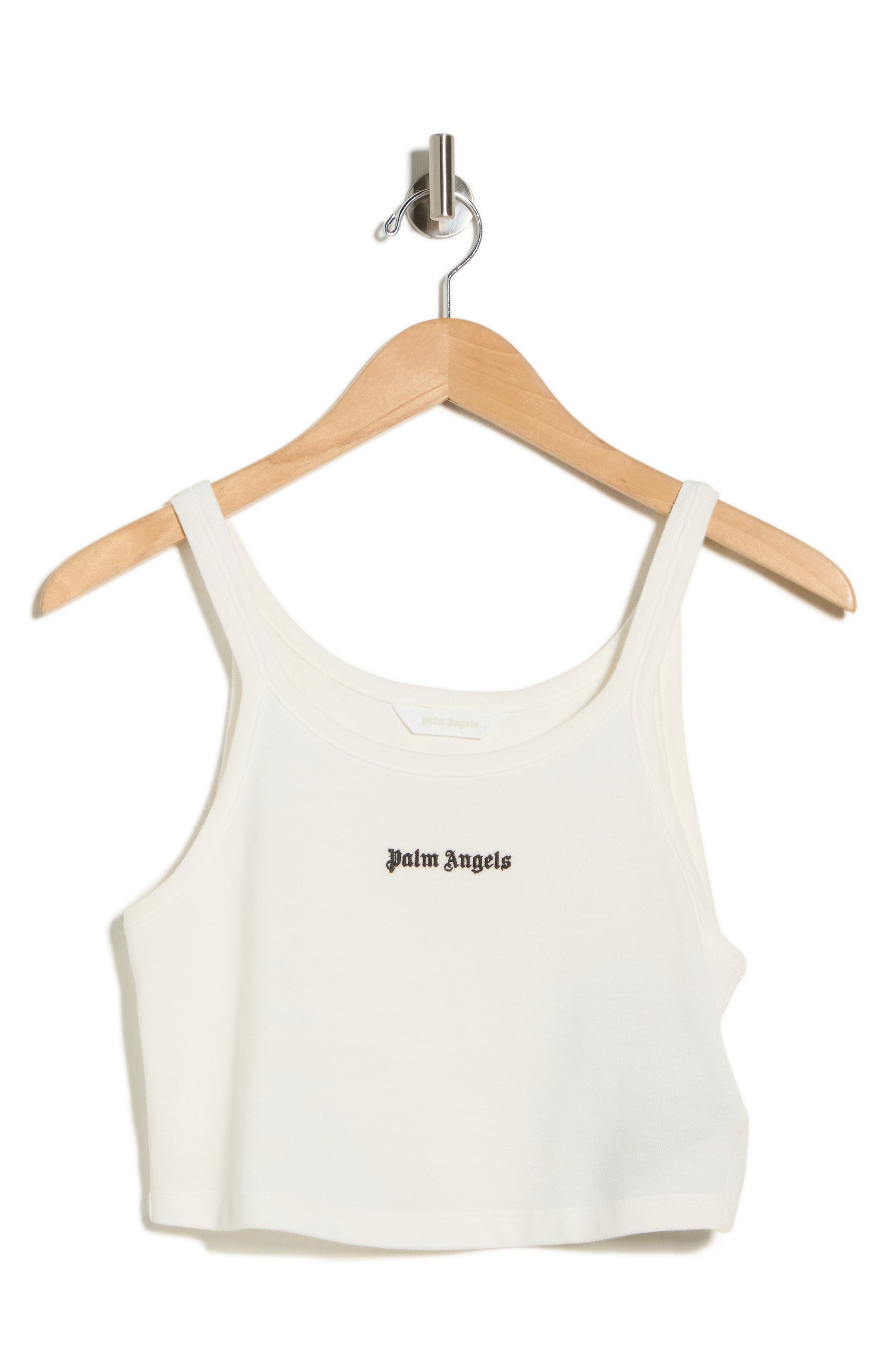 Palm Angels Logo Embroidered Tank Top