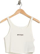 Palm Angels Logo Embroidered Tank Top