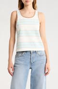 Re/Done Bama Stripe Cotton Tank
