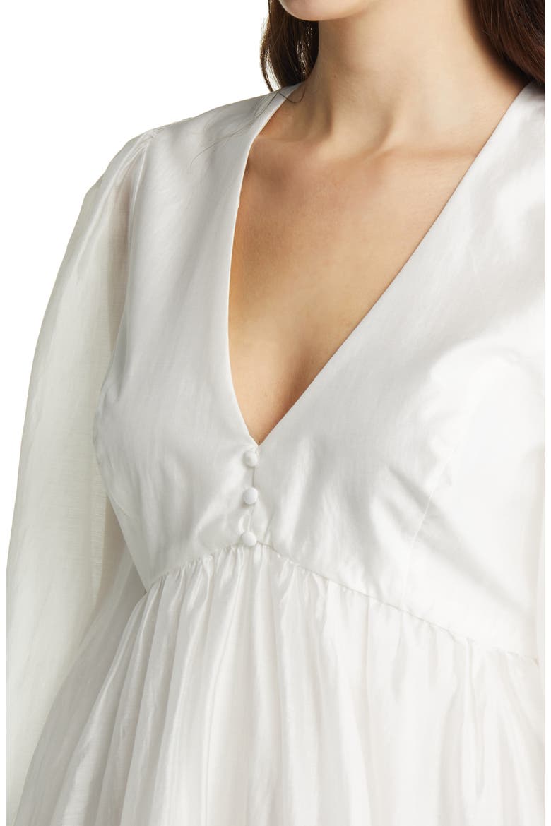 Harlow Long Sleeve Minidress, Alternate, color, IVORY
