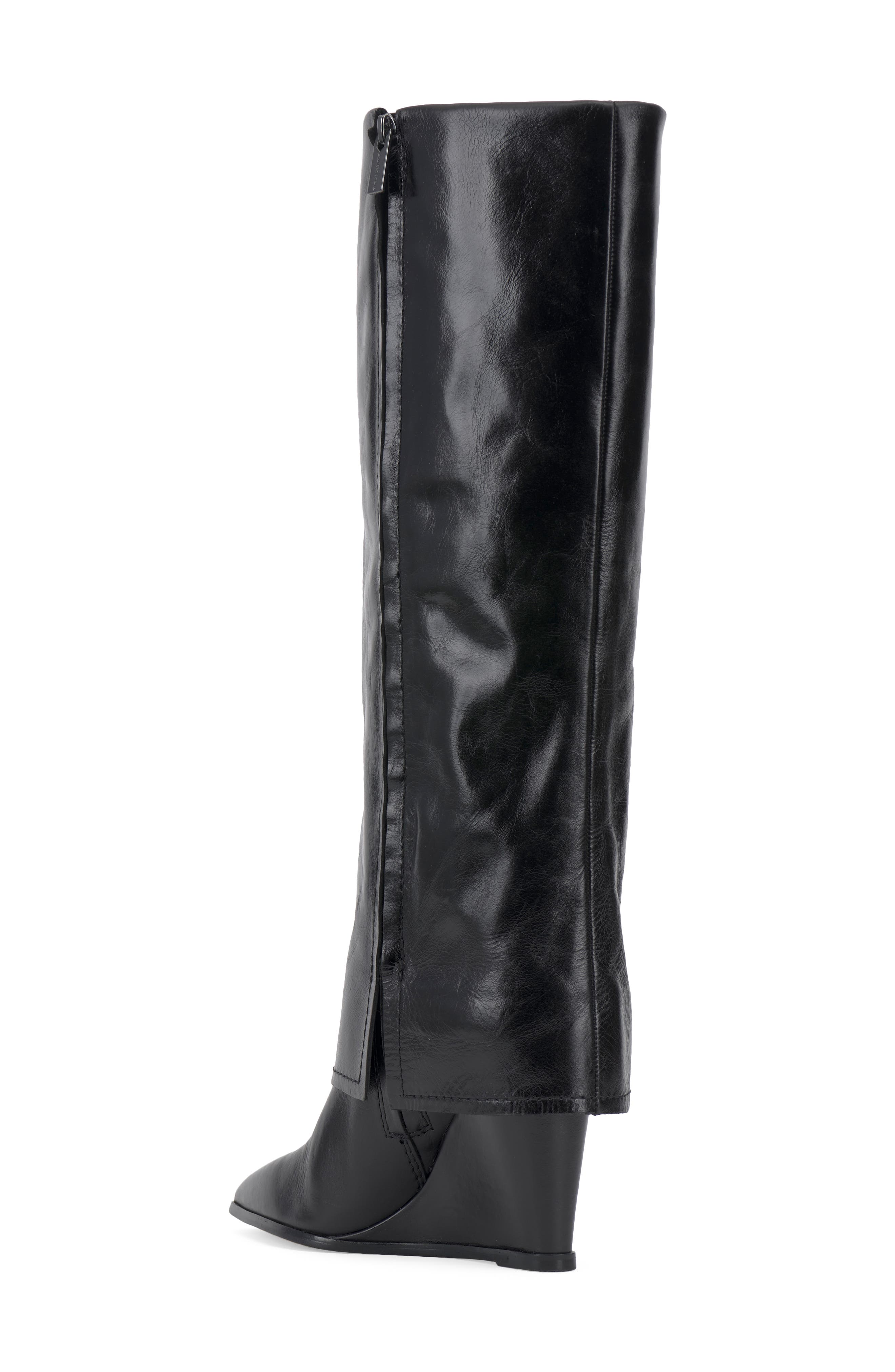 Vince Camuto Tibani Foldover Shaft Knee High Boot, Alternate, color, 