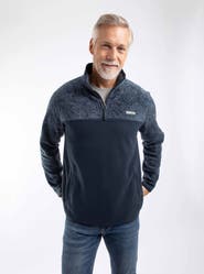 Weird Fish Gilbert 1/4 Zip Printed Microfleece