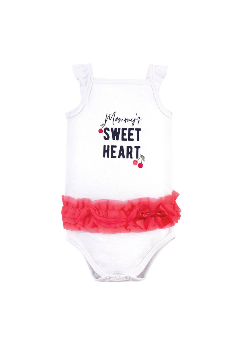 Little Treasure 3Pk Sleeveless Bodysuits, Alternate, color, Cherries