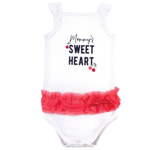 Little Treasure 3pk Sleeveless Bodysuits In Multi