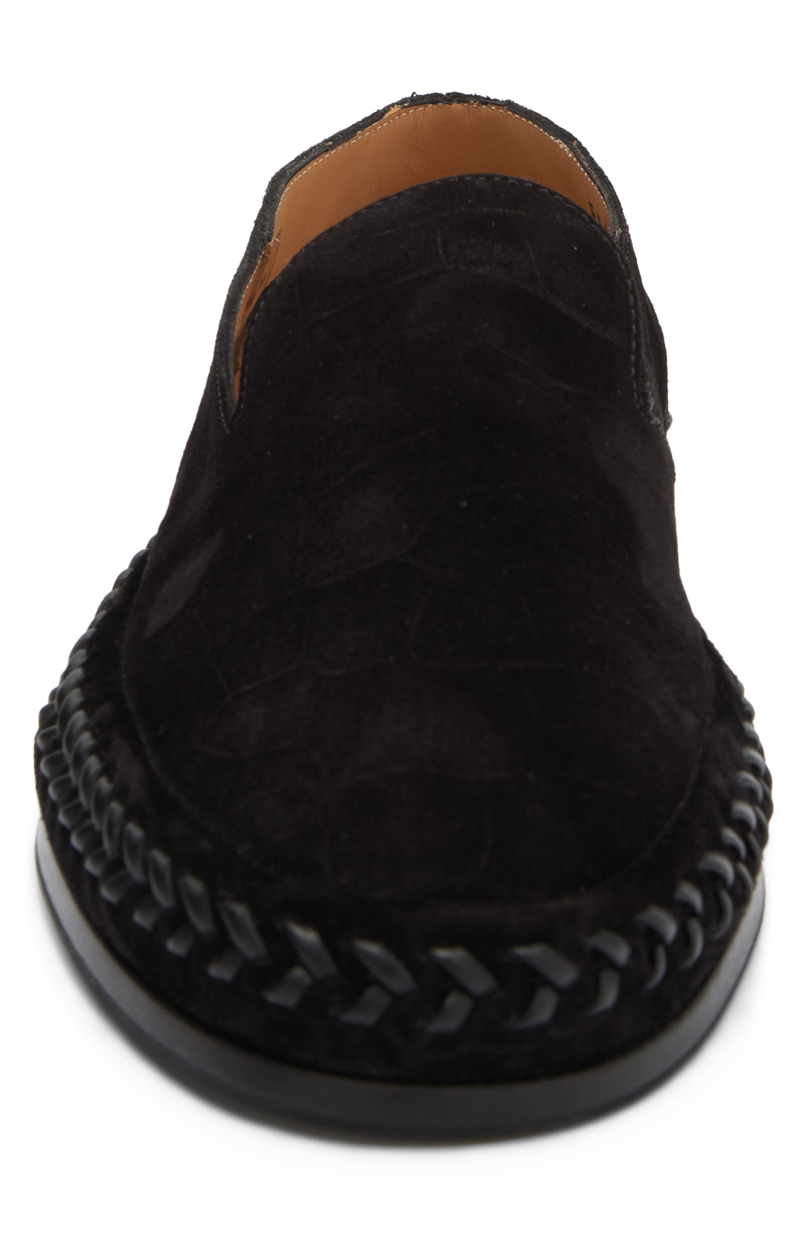 John Varvatos Bari Venetian Loafer, Alternate, color, Black