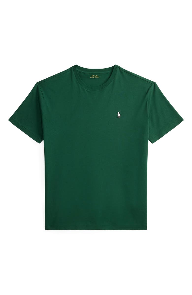 Polo Ralph Lauren Classic Fit Solid Cotton Jersey T-Shirt, Alternate, color, New Forest