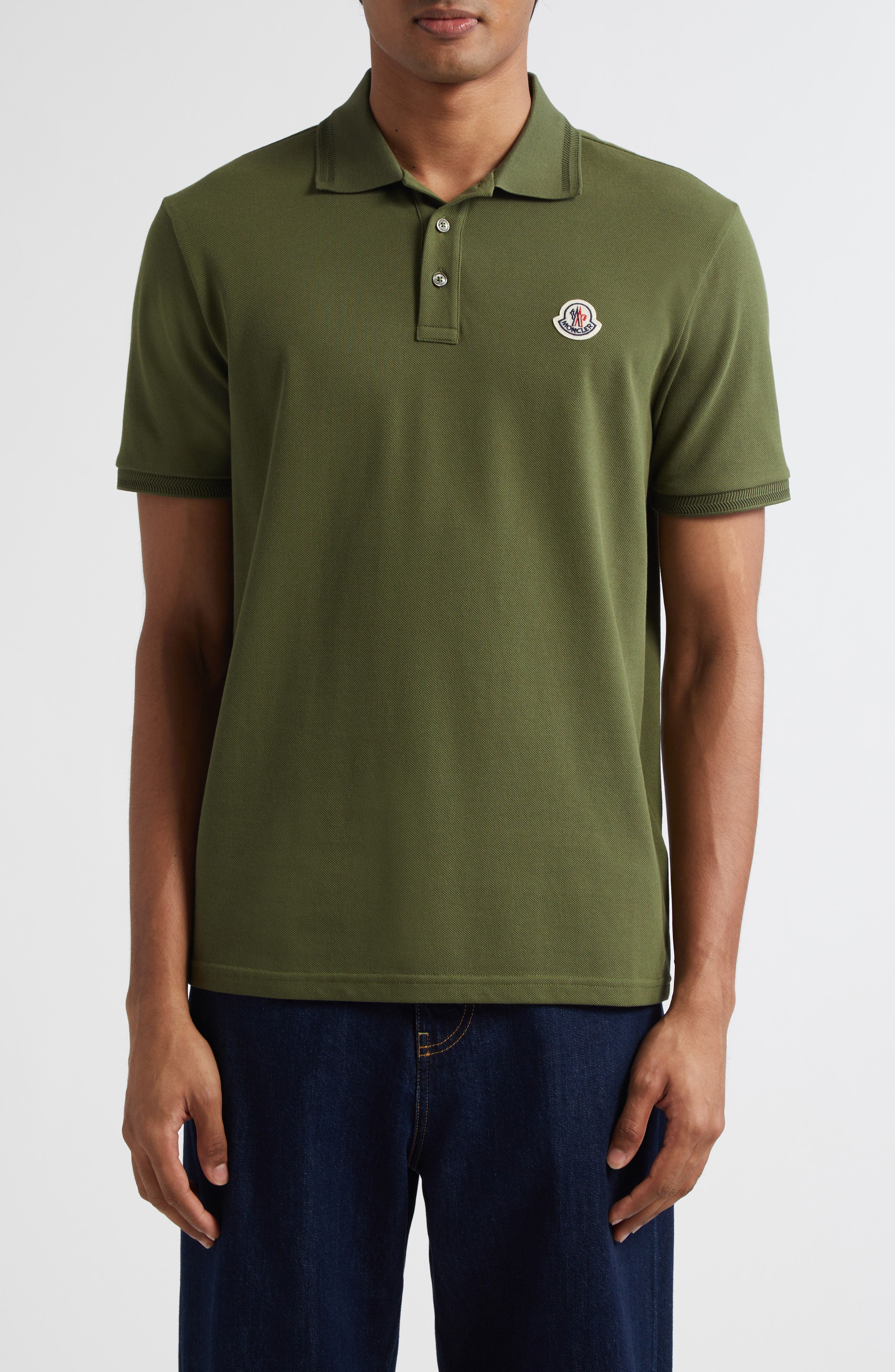 Logo Patch Cotton Pique Polo - image 3