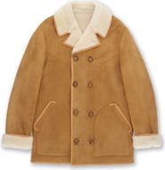Fortela Lemans Double-Breasted Shearling Coat