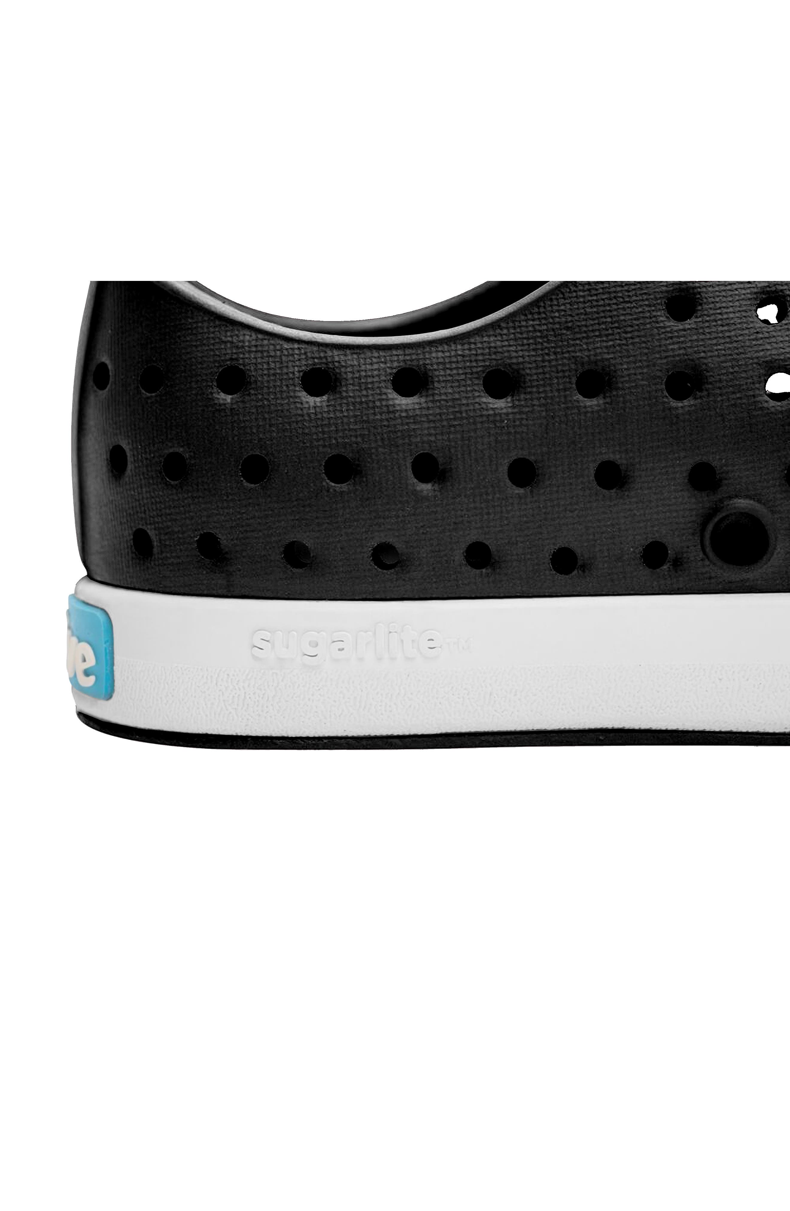 Native Shoes Jefferson Colorblock Sugarlite Slip-On Sneaker, Alternate, color, Jiffy Black/ Shellwhite