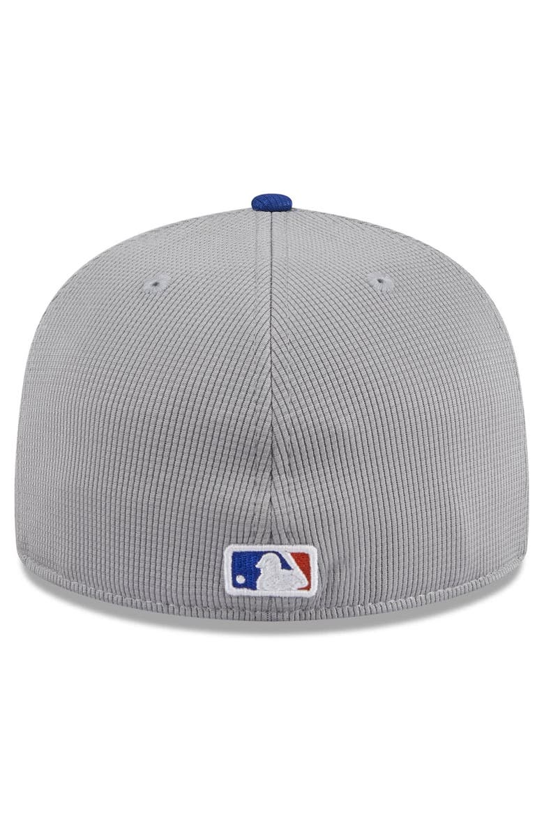 Men's New Era  Gray New York Mets 2024 Batting Practice 59FIFTY Fitted Hat, Alternate, color, Gray