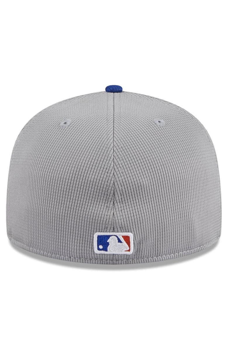 New Era Men's New Era  Gray New York Mets 2024 Batting Practice 59FIFTY Fitted Hat, Alternate, color, 